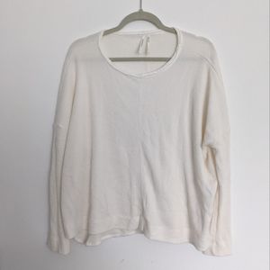 Anthropologie Waffle top